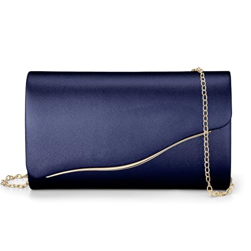 Image of Clutch Purses for Women Evening Bag Faux Suede Formal Party Wedding Cocktail Prom