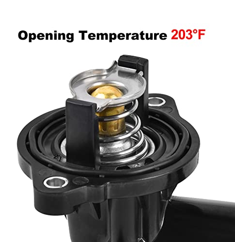 Evil Energy Thermostat Housing Assembly,05184651Af 49569,Compatible With 2011-2015 Dodge Durango 2011-2020 Jeep Grand Cherokee 3.6L #TOP3
