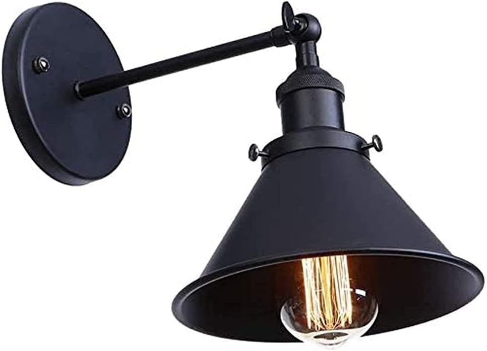 Lámpara de pared antigua para iluminar zonas oscuras de lectura