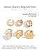 BUYITO Chunky Gold Rings for Women Trendy Statement Flower Knuckle Crystal Ring Stacked Opening Adjustable Prom Fashion Jewelry Accessories (6PCS Chunky Gold Rings)