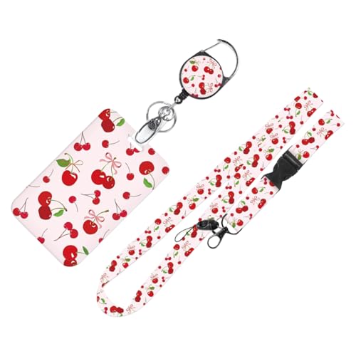 Retractable Badge Holder with Removable Neck Lanyard Sliding Open Cards Protectors Water Resistant Clear Card Sleeve Push Pull S