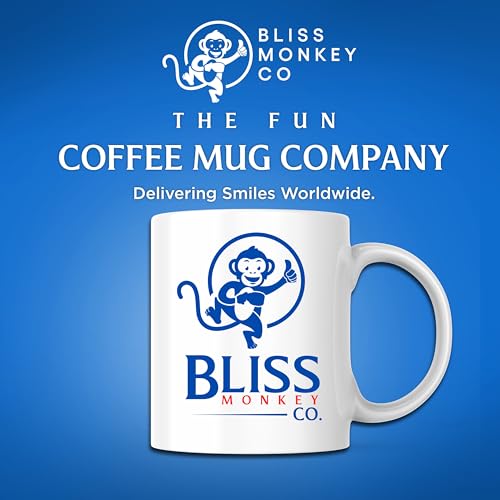 Taza de café cerámica Bliss Monkey Co 11 onzas miniatura 6