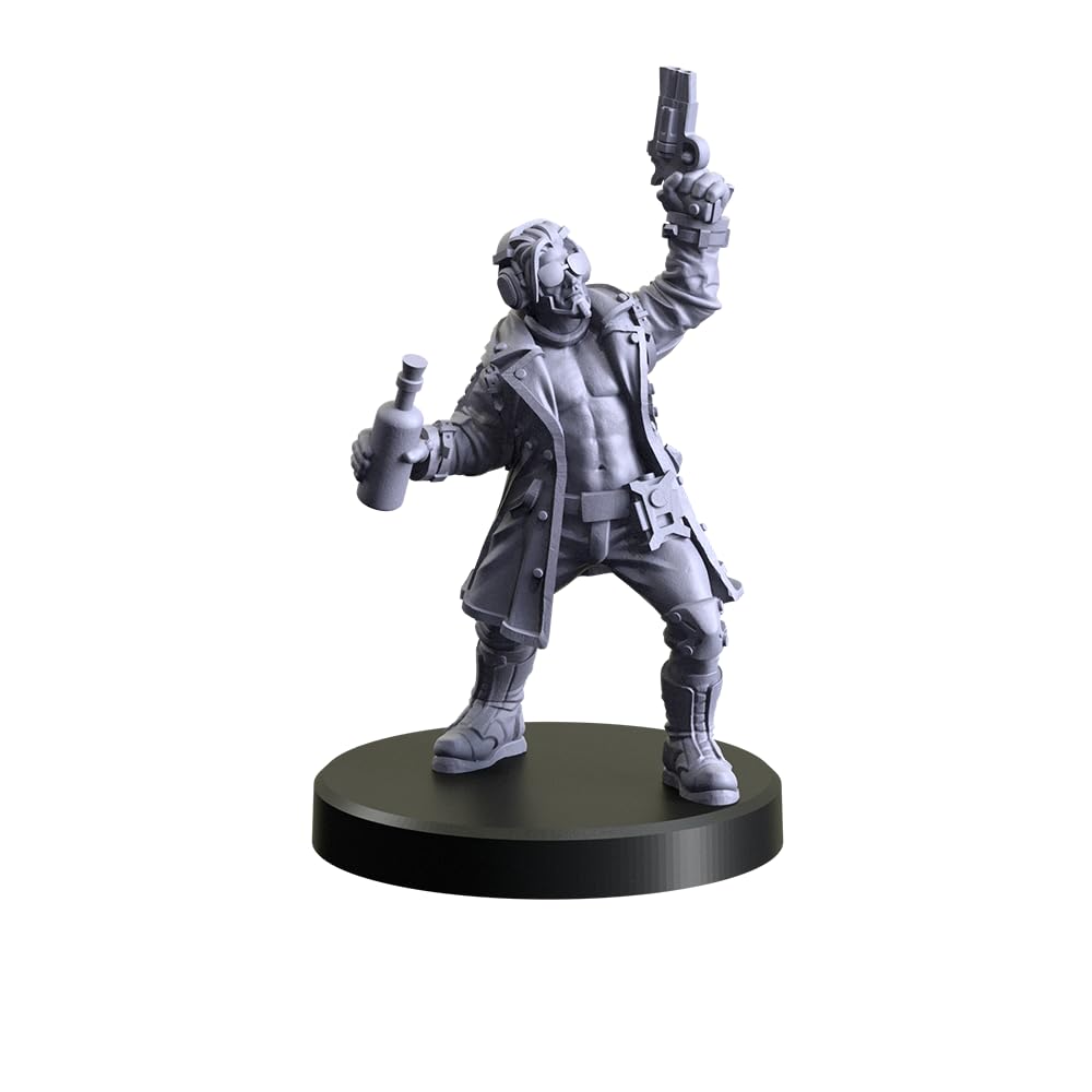 Monster Fight Club Cyberpunk Red Combat Zone Miniatures: Piranhas Starter Gang