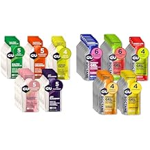 GU Energy Original Sports Nutrition Energy Gel, Vegan, Gluten-Free, Kosher & Roctane Ultra Endurance Energy Gel, Vegan, Gluten-Free, Kosher