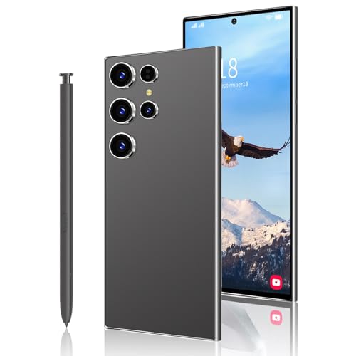 ExAchat C24 Ultra 5G Unlocked Phone,8GB+256GB Smartphone with Tool Pen,