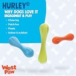 WEST PAW Zogoflex Hurley Dog Bone Chew Toy – Floatable Pet Toys for Aggressive Chewers, Catch, Fetch – Bright-Colored Bones for Dogs – Recyclable, Dishwasher-Safe, Non-Toxic, Large, Granny Smith - Image 2