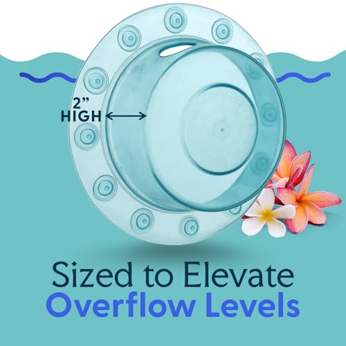 image for SlipX Solutions Bottomless Bath, Essential Overflow Drain Cover for Ba