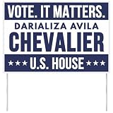 Darializa Avila Chevalier For Us House 2026 Yard Sign New York Voting Elections Candidate Race Vote