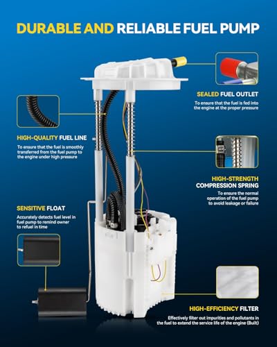 Image of PHILTOP Electric Fuel Pump Assembly for Ram 1500, Dodge Ram 1500, FG1354