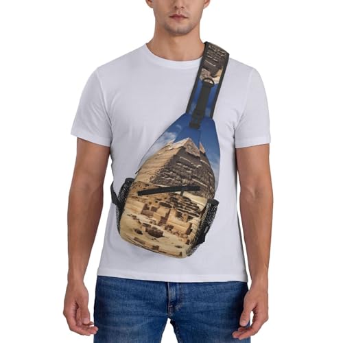 Bolso Cruzado para Hombre Mochila Diagonal Pyramids miniatura 7
