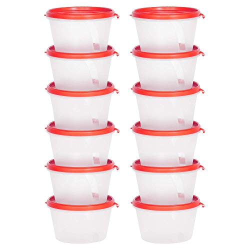 Image of Cutting EDGE Nesterware 750ml Stackable Container (Set of 12, Light Red)