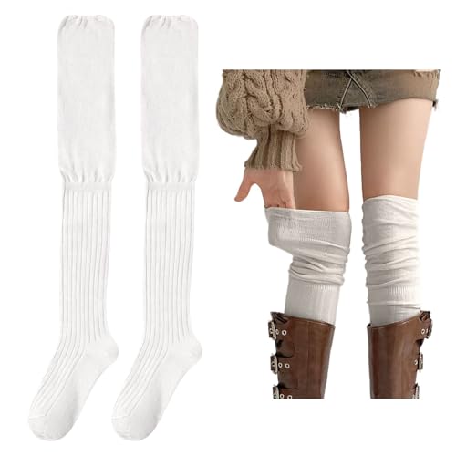 huablo Over Knee High Boot Socks - Slouch Top Over...
