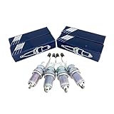 Spark Plugs Compatible For SAAB 93 9-3 9-3X 1.8T 2.0T B207 Models 2003-2011 55571391 PFR6D10G H6T602