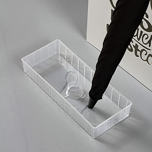 Porte-parapluies en fer forgé noir compact pour entrée de maison