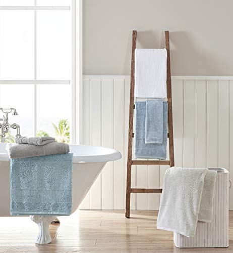 Tommy Bahama - Bath Towels, 100% Soft & Absorbent Cotton, Low Linting & Fade Resistant, Medium Weight Bathroom Towels (Island Retreat Turquoise, 6 Piece) by Tommy Bahama - Image 6