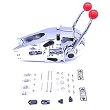 Top Mount Control Marine Boat Twin Lever Handle Engine Control for Teleflex Morse MT3 CH-5300P 33C...