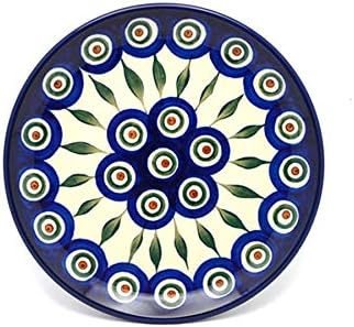 Polish Pottery Plate - Bread & Butter (6 1/4") - Peacock