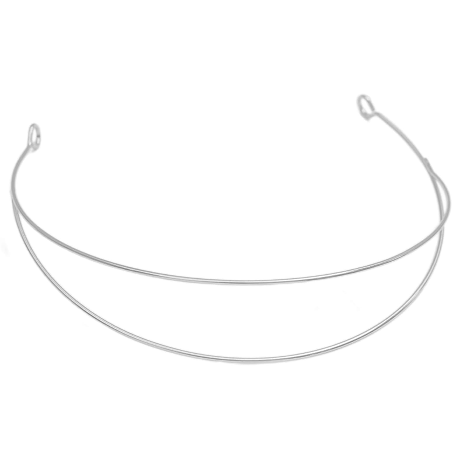 Smooth Metal Headbands Frame For Tiaras Base Blank Hairband Head Bands Bride Base For Wedding
