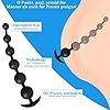 BDSMAGE Silikon Analkugeln Buttplug mit 6 Kugeln, Analplug Analkette mit Anal beads für Männer und Frauen, Extra Lang Anal Dildo Anal Hook Anus Masturbator Sex Toy Sexspielzeug (XL) #3