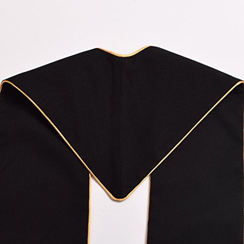 Blessume Clergy Mass Black Stole Cross Embroidery #TOP6