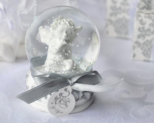 Artisano Designs "Angel Kisses" Cherub Snow Globe Favor by Artisano Designs