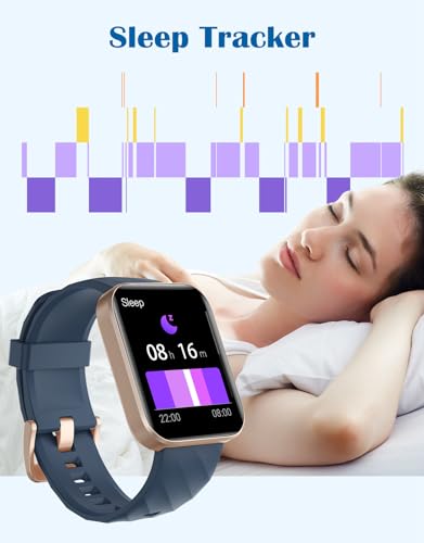 Ruimen D1 Smart Watches For Women Men (Answer/Make Calls) Compatible thumb #4