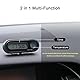 Riloer Auto LCD Digital Temperaturuhr mit Schwarzlicht für Auto Fahrrad Motorrad Auto Moto Truck