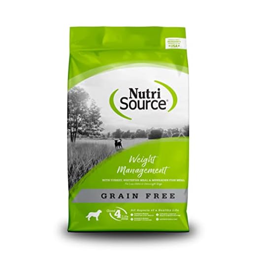 NutriSource Grain Free Dry Dog Food for Weight Management, Turkey, Whitefish Meal and Menhaden Fish Meal, 26LB