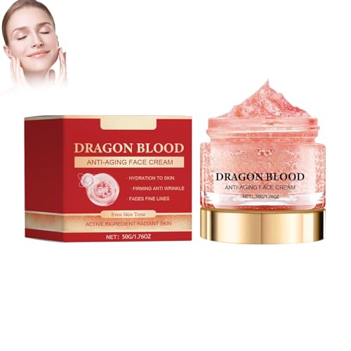 Wonsters Crema de sangre de dragón, crema facial antiarrugas, crema de sangre de dragón, crema nutritiva rejuvenecedora, hidratante, tono de piel más claro