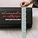 Trims by the Yard 4-Row Starlight Hologram Sequin Stretch Trim, 1 1/2-Inch Versatile Sequins for Crafts, Durable Sequin Trim for Costumes, Fashion, and Home Decor, 5 Yards Cut, Silver