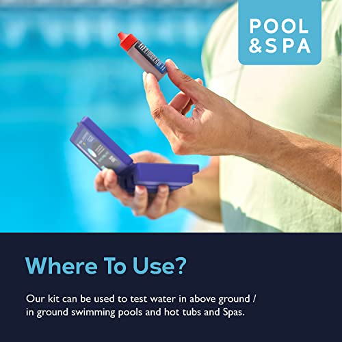 Lupo 3-In-1 Water Test Kit For Swimming Pools & Spas | Water Chemical Test Kit For Ph, Total Chlorine And Total Bromine #TOP6