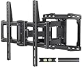 USX STAR UL Listed Full Motion TV Wall Mount Bracket for Most 37-86 inch TVs, Swivel Tilt Extension Level TV Mount, Max VESA 600x400mm, Holds up to 132lbs & 16" Wood Studs with Hole Drilling Template