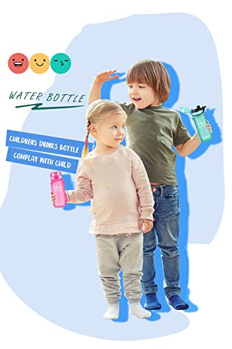 HoneyHolly Botella de Agua Deportes 350ml/500ml/800ml/1000ml/1500ml Sin Bpa & Apertura con un Solo botón Reutilizable Filtro Botella Gimnasio Tritan Plástico para Niños, Sport, Gimnasio, Trekking