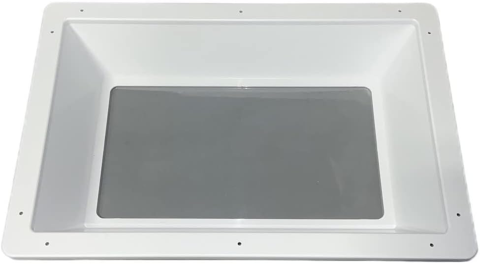 Skylight 14" X 22" Inner Dome with Clear Window, White