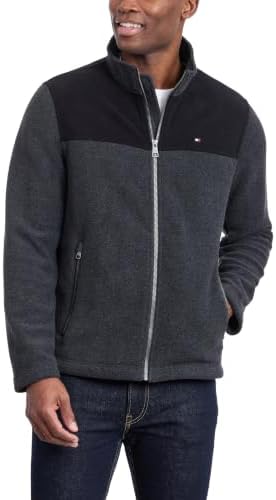 Tommy Hilfiger Men's Classic Zip Front Polar Fleece Jacket
