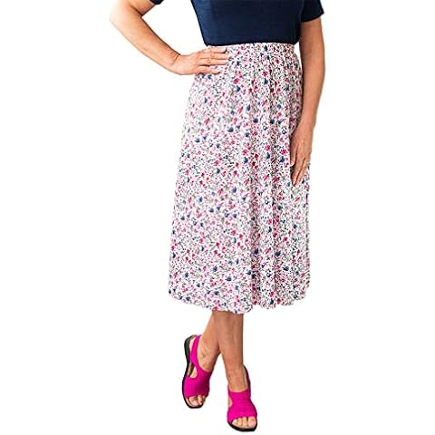 Fashion Friendly Pink Rose Floral Skirt Cover