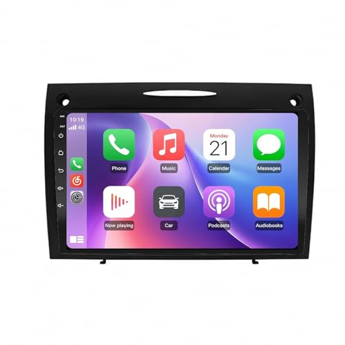 GPS Navigation Voiture pour Mercedes SLK 2004-2010 Autoradio 8 Cœurs 4G 64G Écran Tactile