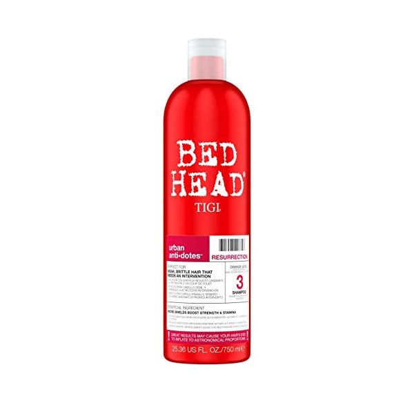 TIGI-Bed-Head-Resurrection-ShampooConditioner-2536oz-Set Bed Head by TIGI Urban Antidotes Resurrection Shampoo and Conditioner for Damaged Hair 25.36 fl oz 2 count