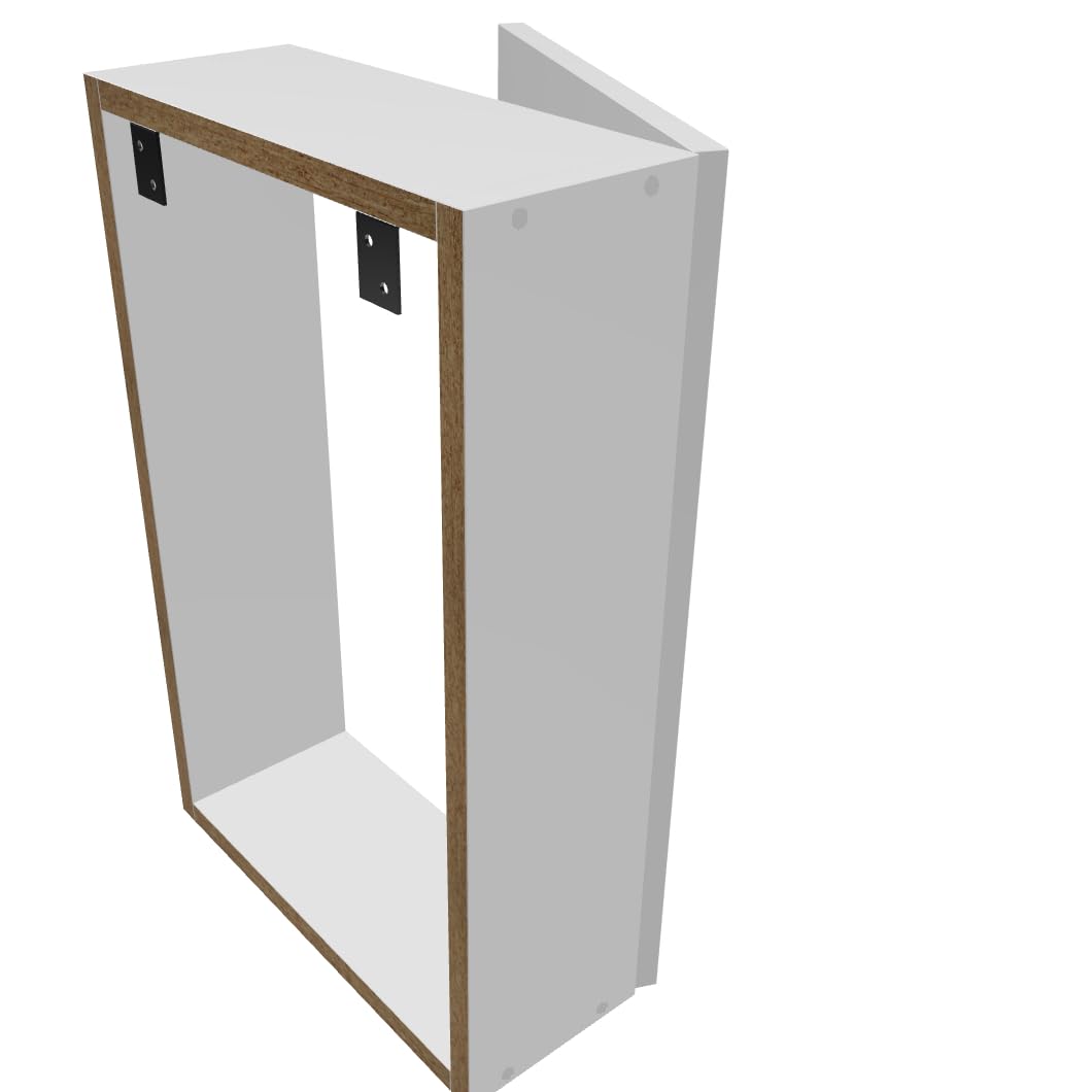 Coperchio per Quadro Elettrico, Coffret Elettrico, Coperchio per Contatore Elettrico, Coffret di Rivestimento per Quadro Elettrico (Grande, Bianco + Serratura (2 Chiavi)) - Clim-Box