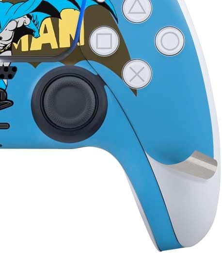 Skinit Decal Gaming Skin Compatible with PS5 Bundle - Officially Licensed DC Comics Batman Vintage Action Pose Design