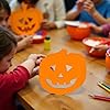 SHAPES ETC 31 Pcs Jack O Lantern Large Single Color Cut-Out 5.5in- Halloween Decorations, Classroom Crafts, Pumpkin Cutouts, Halloween Party Supplies, Fall Decor, Bulletin Boards Made in USA #2
