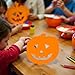 SHAPES ETC 31 Pcs Jack O Lantern Small Single Color Cut-Out 3in- Halloween Decorations, Classroom Crafts, Pumpkin Cutouts, Halloween Party Supplies, Fall Decor, Bulletin Boards Made in USA