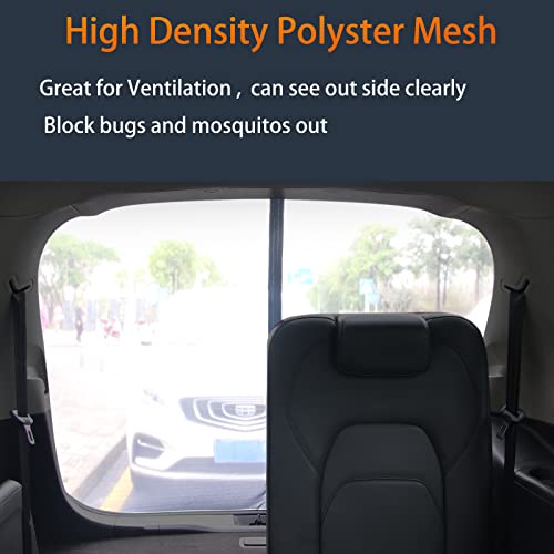 Car Tailgate Mesh Screen for SUV Van, Breathable Magnetic Car Screen for Tail Gate Hatch Camping Gear Accessories - Image 4