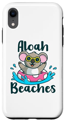Aloha Beaches Koala Bear Summer Holiday Beach Sun �R�A�� �X�}�z�P�[�X iPhone XR �p