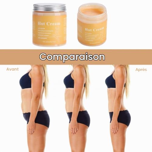 Crème de massage anti-cellulite MQUPIN, crème raffermissante pour masseur anti-cellulite active la peau, crème brûle les graisses pour la taille, le ventre, les jambes et d'autres parties(250g) – vue 6
