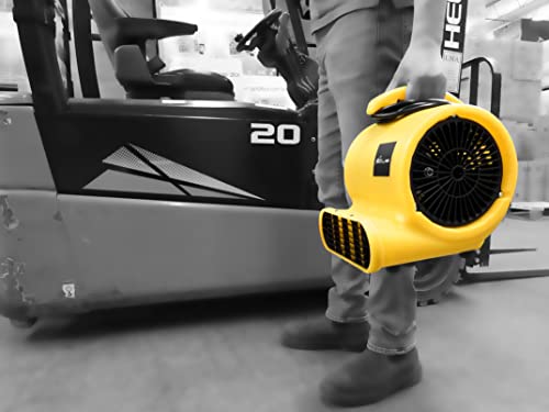 Commercial Air Mover 800 CFM Portable Floor Dryer & Blower Fan with Power Outlets for Daisy Chain (FAM-100) by ROYAL SOVEREIGN - Used condition - CA$150.61