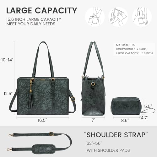LOVEVOOK Vintage Leather Tote