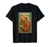 Evangelist Johannes (Johannes) Heilige Karte mit Adler-Symbol T-Shirt