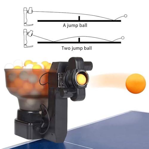 ZXMOTO HP-07 Ping Pong Robot Machine with 36 Different Spin Balls Table Tennis Robot Automatic Ball Machine for Training - Thumbnail 2