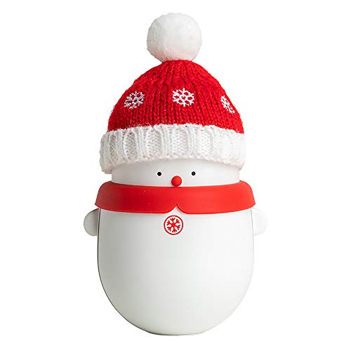 A0ZBZ Aquecedor de mãos recarregável 10000mAh Snow Man aquecedor de mãos elétrico aquecedor de mão grande Powerbank, carregamento USB